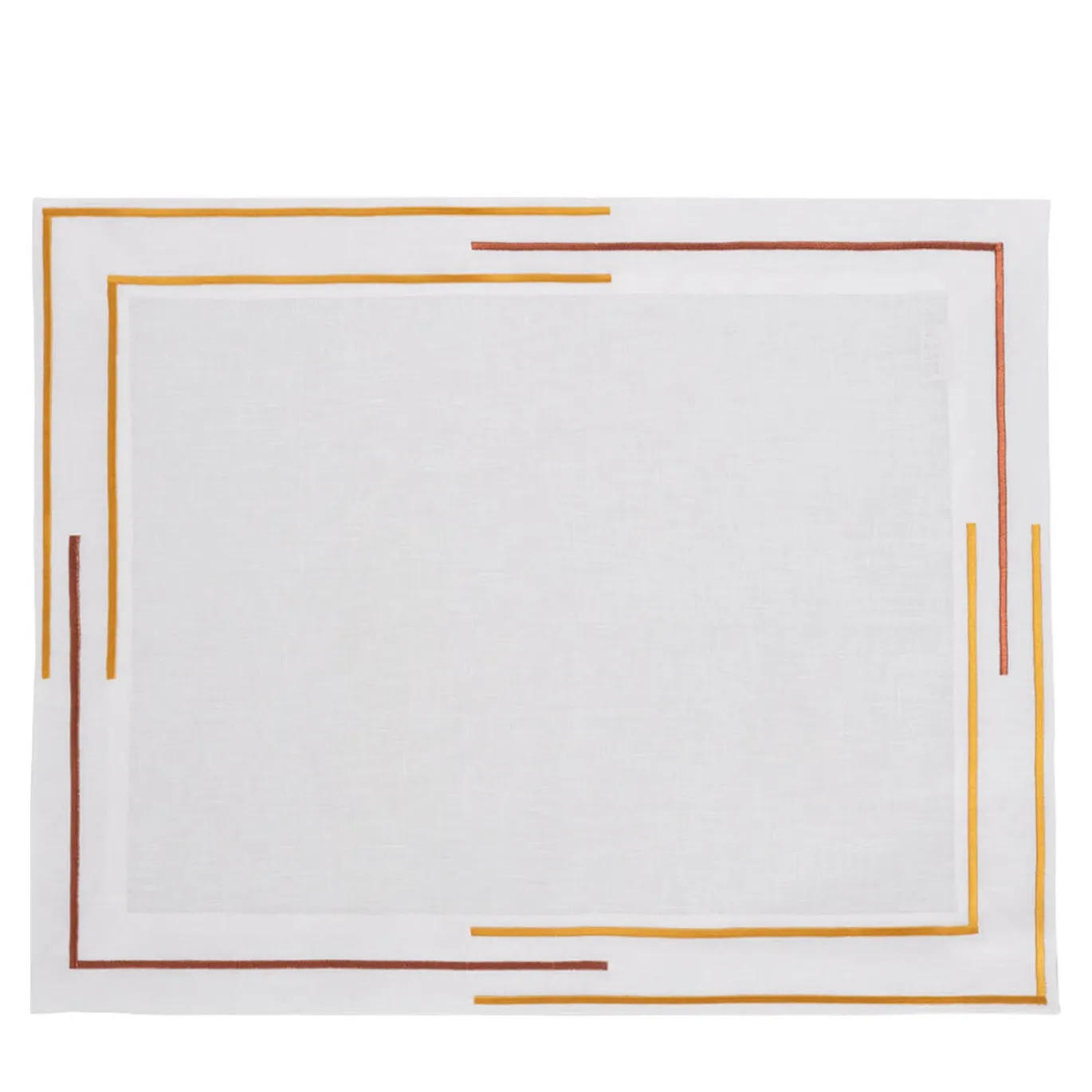 Set di 2 Tovagliette Bianche Namasté