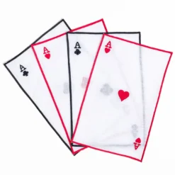 Set di 4 tovagliette da tavola con assi