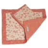 Set di 2 tovagliette rosa e corallo con tovaglioli