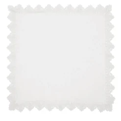 Set di 4 tovaglioli bianchi con pizzo siciliano
