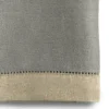 Set di 4 tovaglioli Boboli grigio piombo