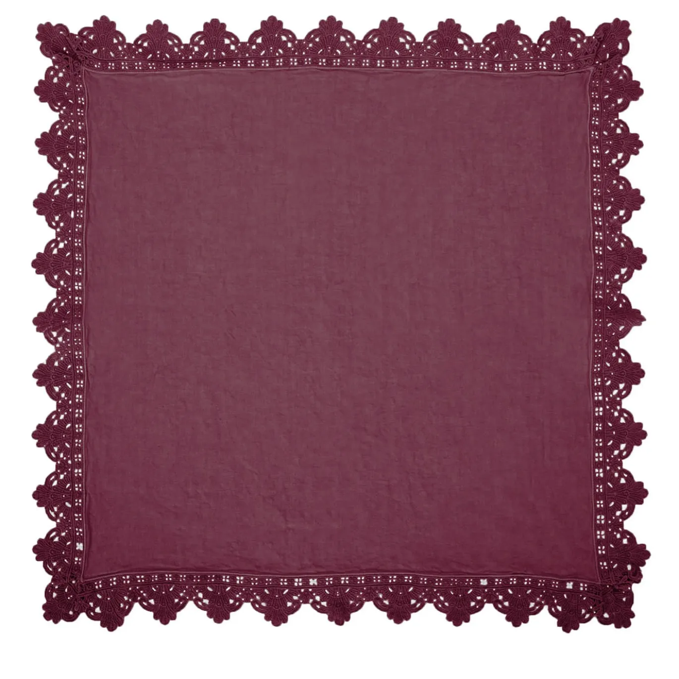 Set di 4 tovaglioli da vino con pizzo siciliano