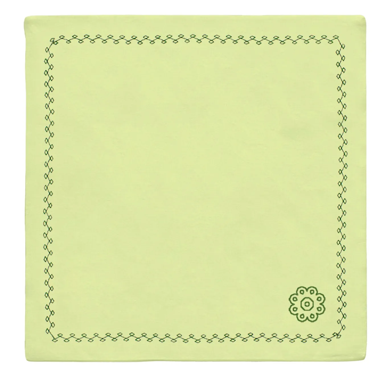 Set di 2 tovaglioli di lino giallo mediterranei