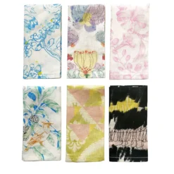 Set di 6 tovaglioli policromi assortiti di Napkings Misto