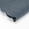Set di 4 tovaglioli smerlati blu