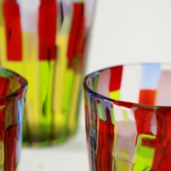 Set di 6 tumbler Blooming Field con papaveri e lavanda