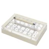 Set per il gioco del domino in pelle Diana