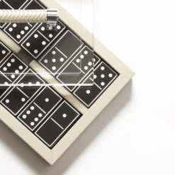 Set per il gioco del domino in pelle Diana