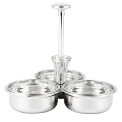 Set per servire le noccioline in argento con porta stuzzicadenti