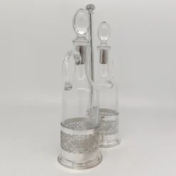 Set porta olio e aceto in argento