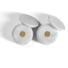 Set sale e pepe in marmo di Carrara Ellipse