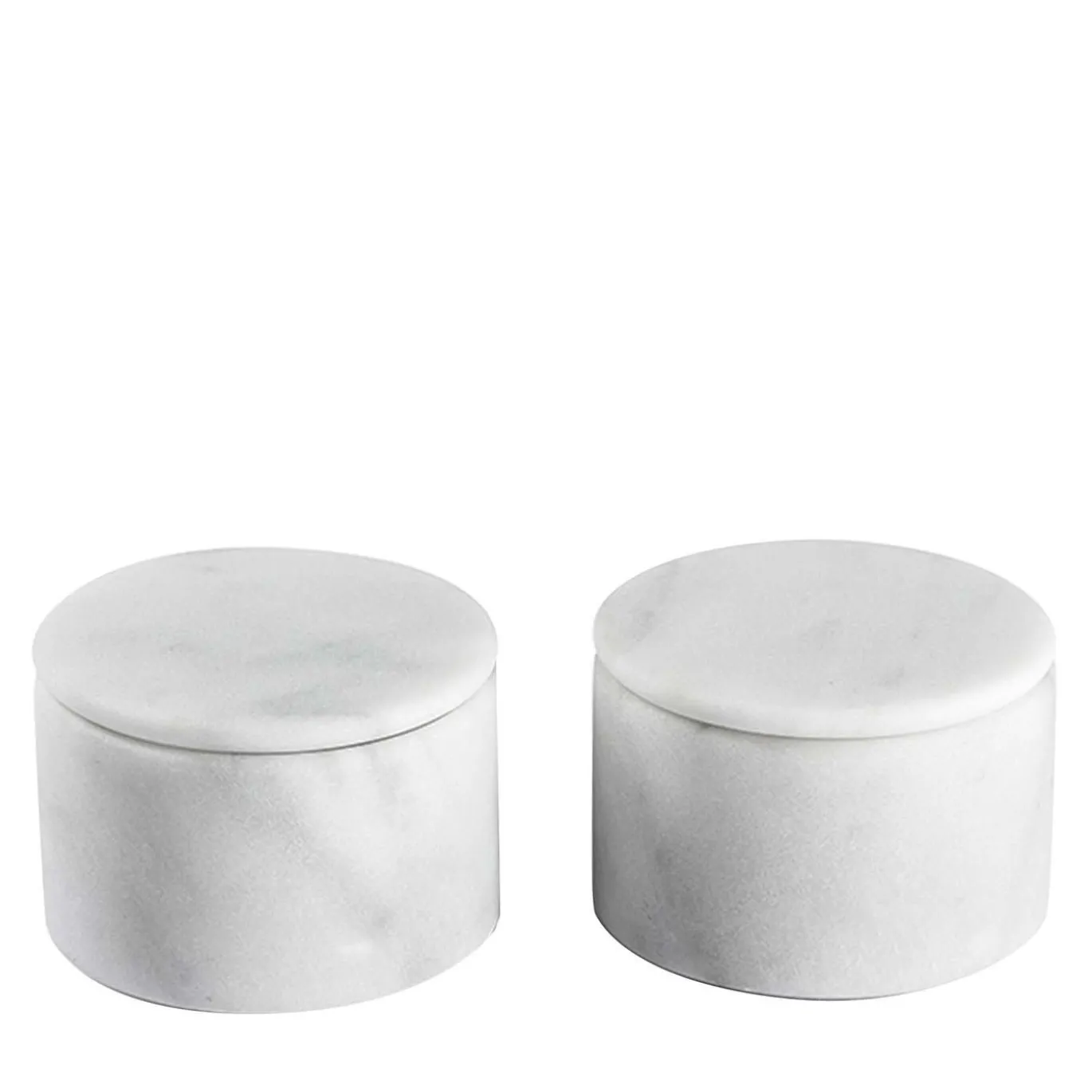 Set sale e pepe in marmo di Carrara Ellipse