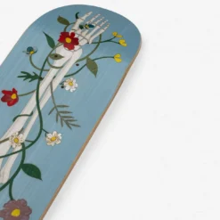 Skateboard Decorativo Life After Life in Faggio Azzurro