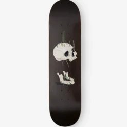 Skateboard decorativo Old Skull Brown