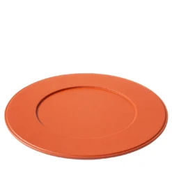 Sottopiatto in pelle Coccio Pesto