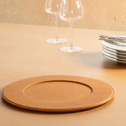 Sottopiatto in pelle India