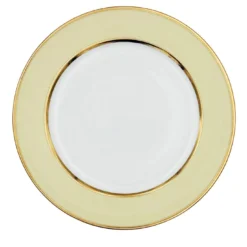 Sottopiatto in porcellana crema pastello