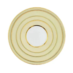 Sottopiatto in porcellana crema pastello