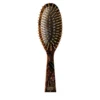 Spazzola ovale in acetato di cioccolato di Carrara Golden-Spike