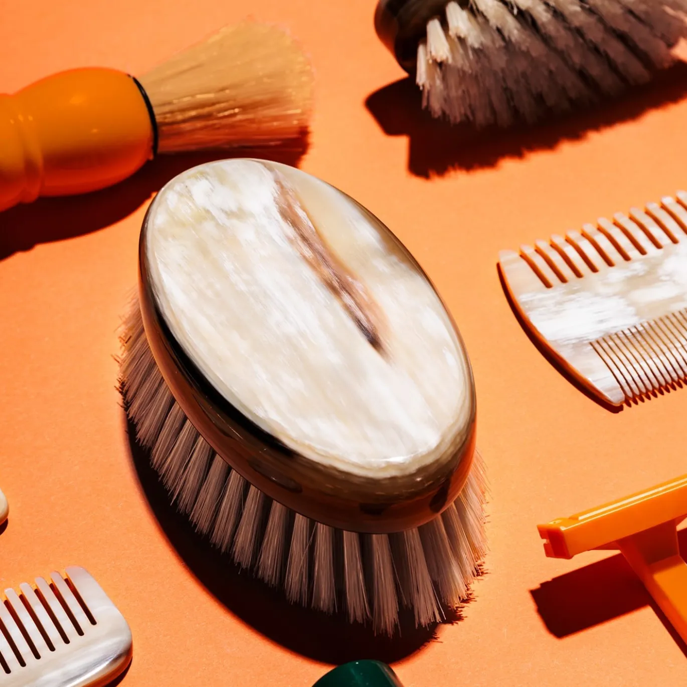 Spazzola per Capelli in Corno