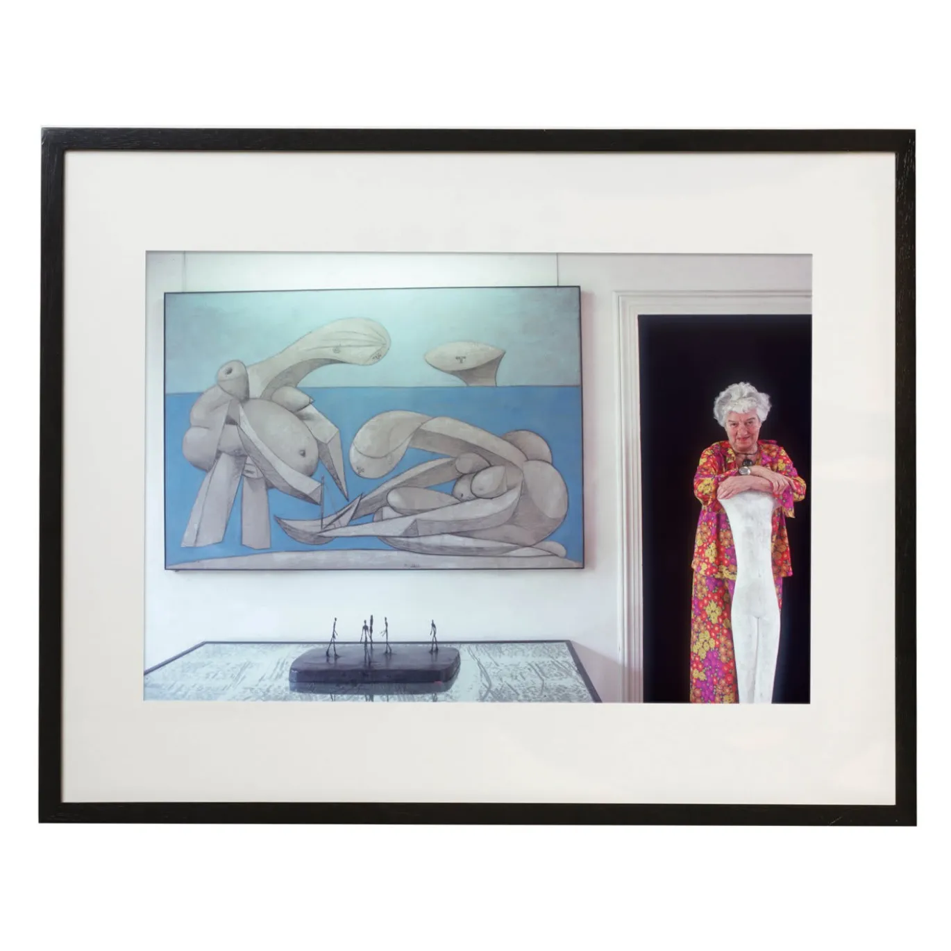 Stampa con cornice di Peggy Guggenheim di Slim Aarons