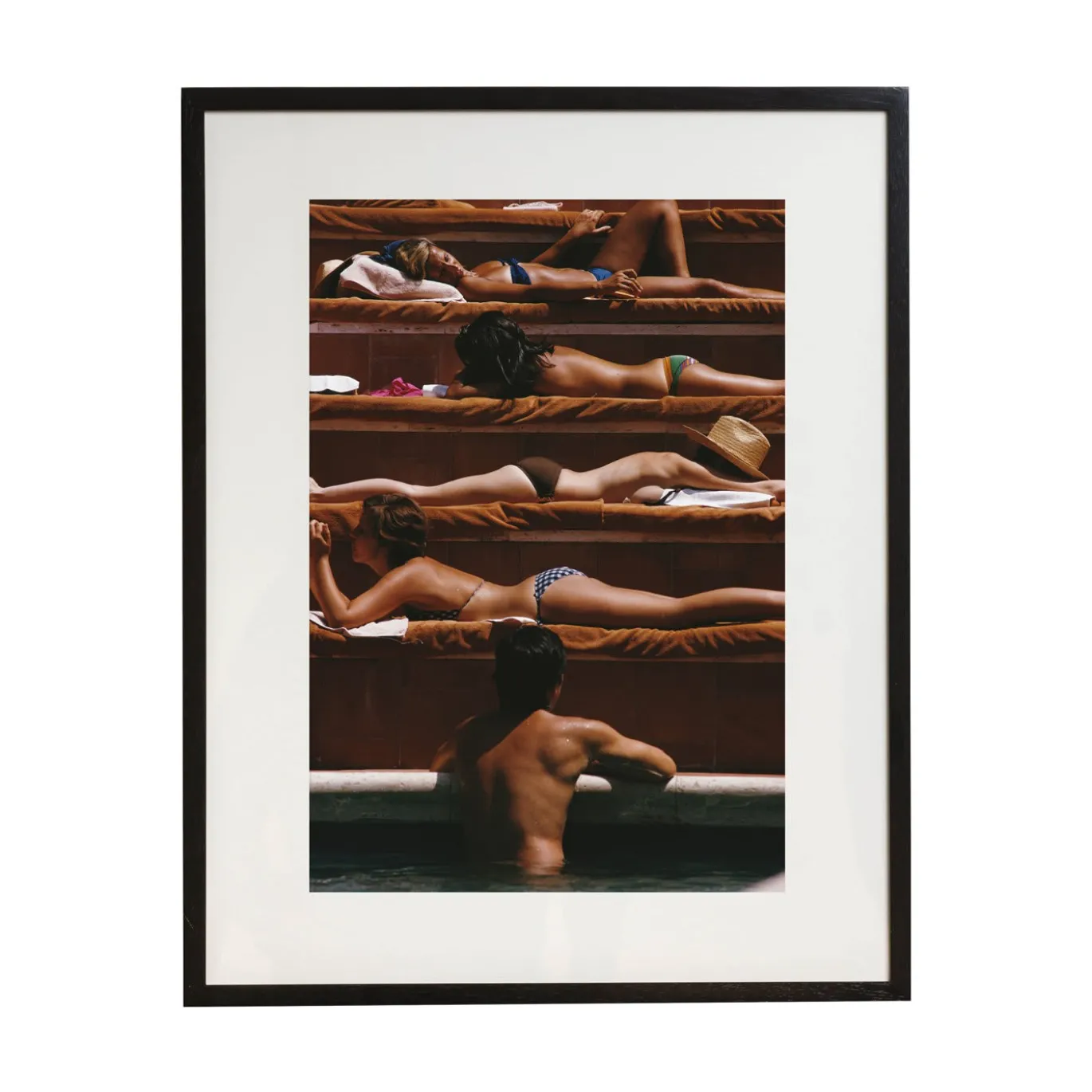 Stampa con cornice "Eye Of The Beholder" di Slim Aarons