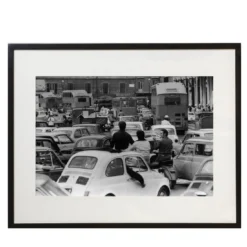 Stampa con cornice Rome Traffic di Keystone