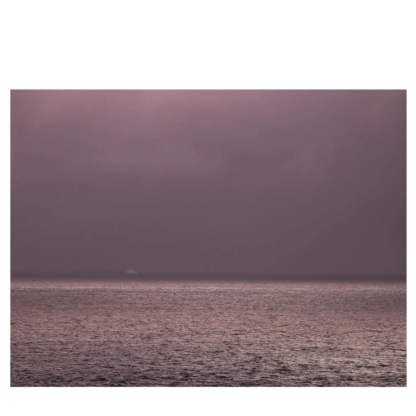 Stampa fotografica Mare Mauve con Isolino