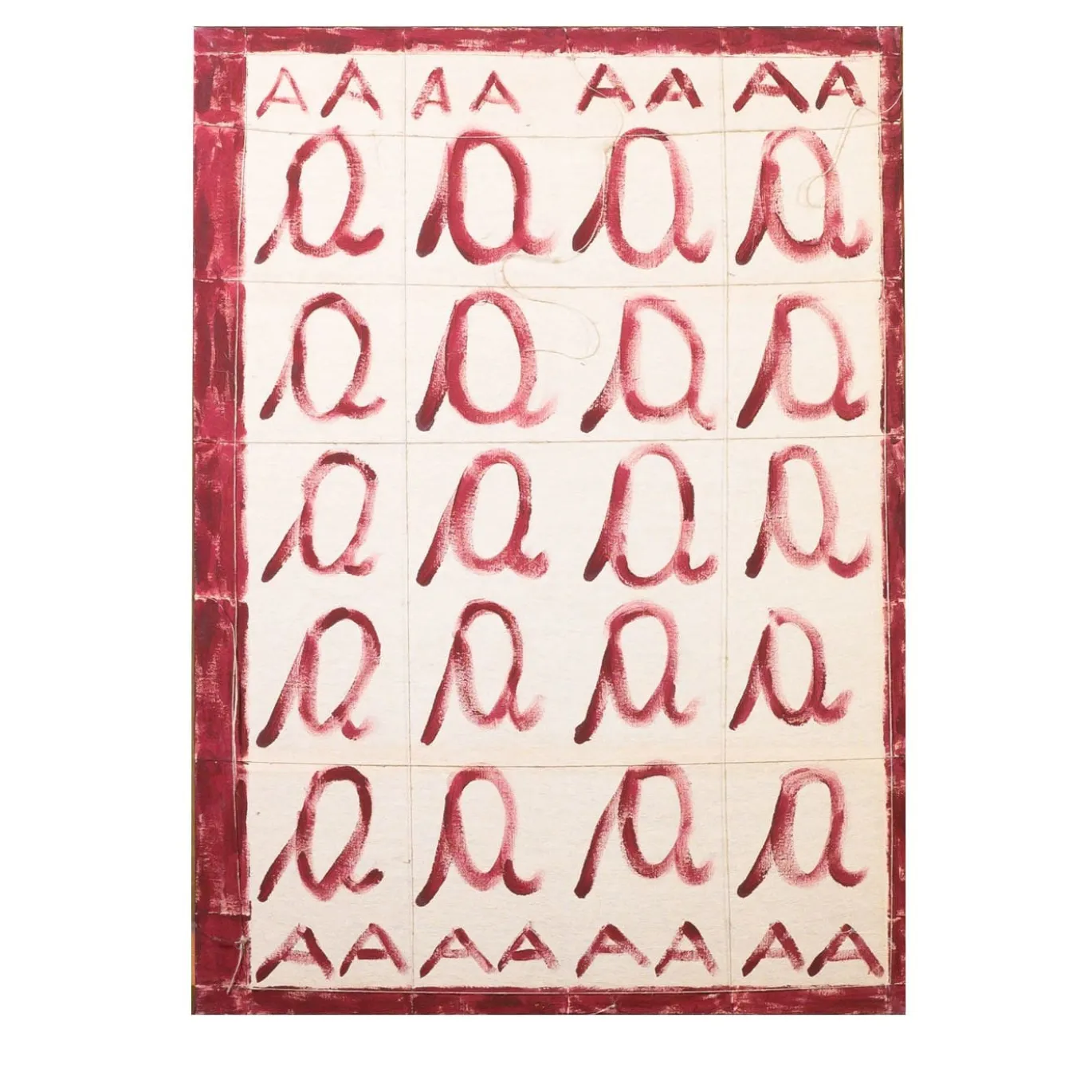 Stampa Quadro Autore Rossa
