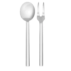 STILE Set di cucchiaio e forchetta da portata di Pininfarina