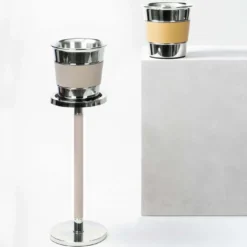 SUPPORTO OCEANICO IN PIETRA E SECCHIELLO PER CHAMPAGNE