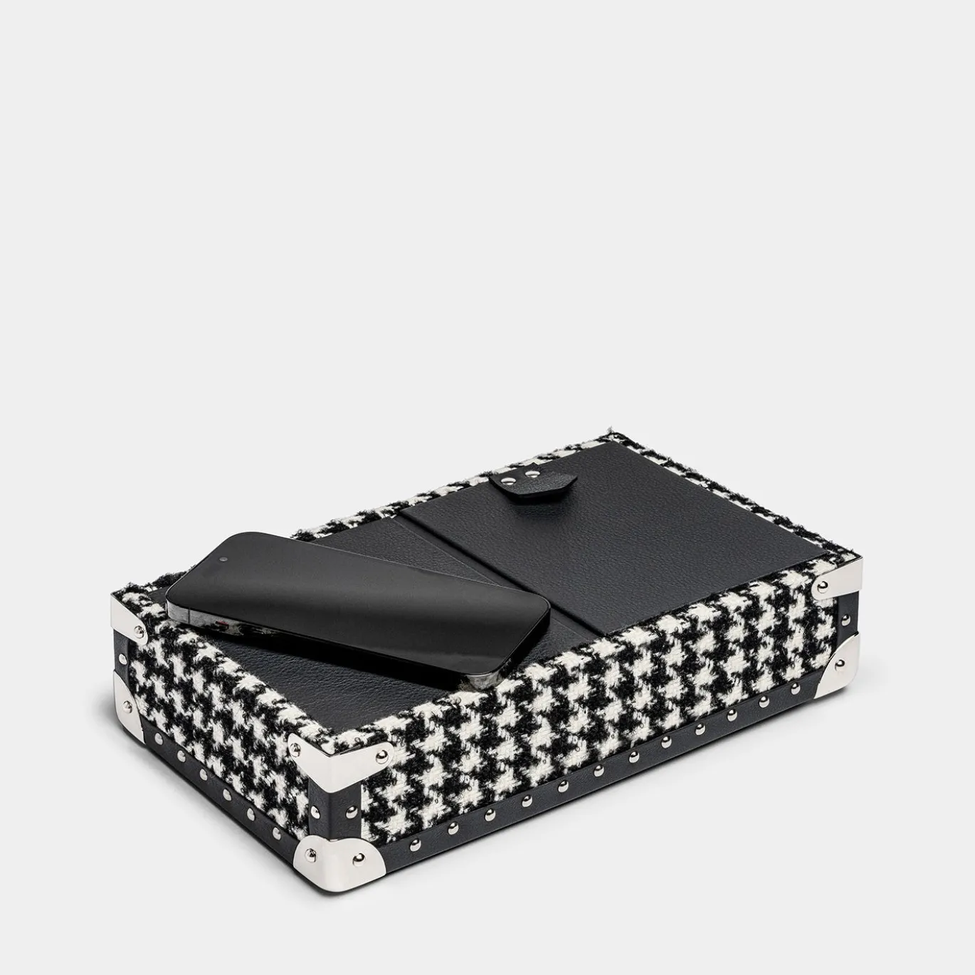 Svuota tasche con Caricabatterie Nero e Bianco Bauletto