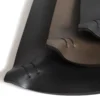 Svuotatasche Piatto Medio in pelle nera