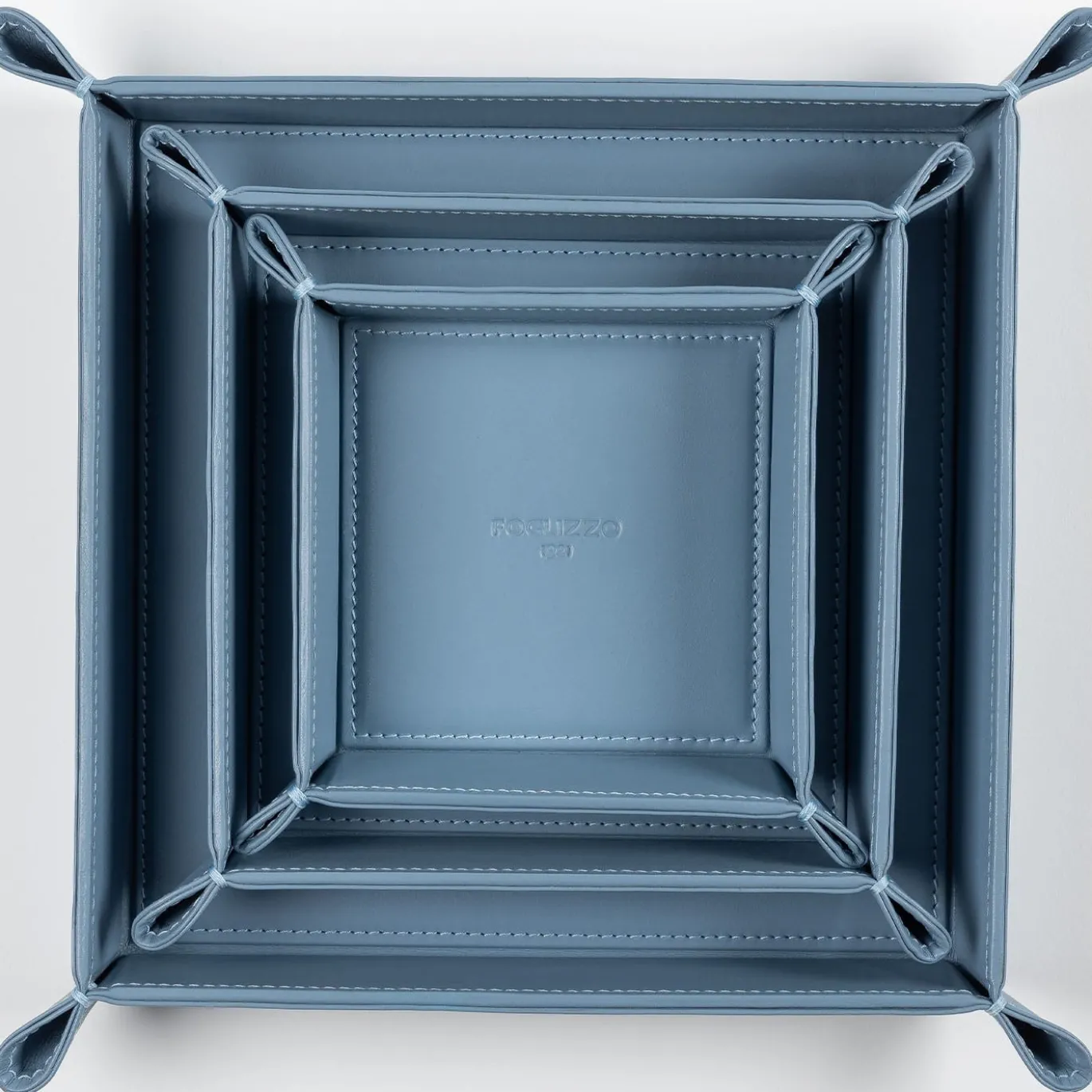 Svuotatasche Picasso Cielo Grande in Pelle Blu