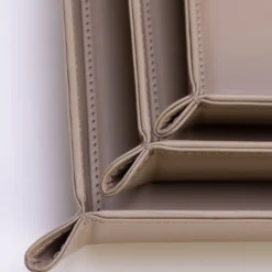 Svuotatasche Picasso Seta Medio in Pelle Beige