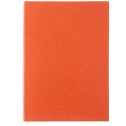 Taccuino in pelle arancione