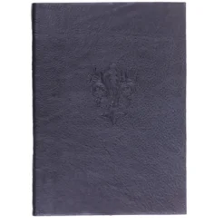 Taccuino in pelle nera Lily