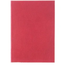 Taccuino in pelle rossa