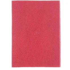 Taccuino in pelle rossa