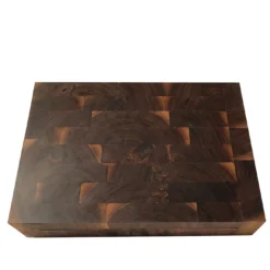 Tagliere in legno di noce con cassetto