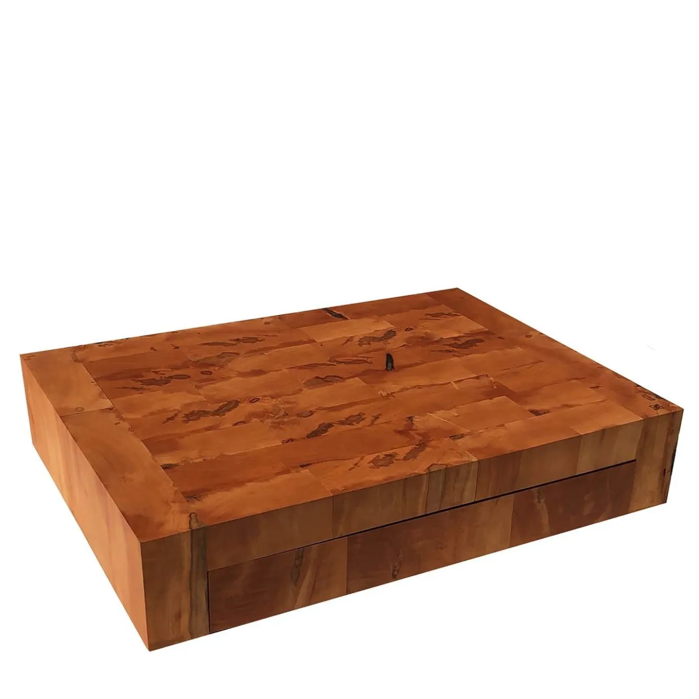 Tagliere in legno di pero con cassetto