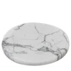 Tagliere rotondo Perfeo in marmo bianco di Carrara