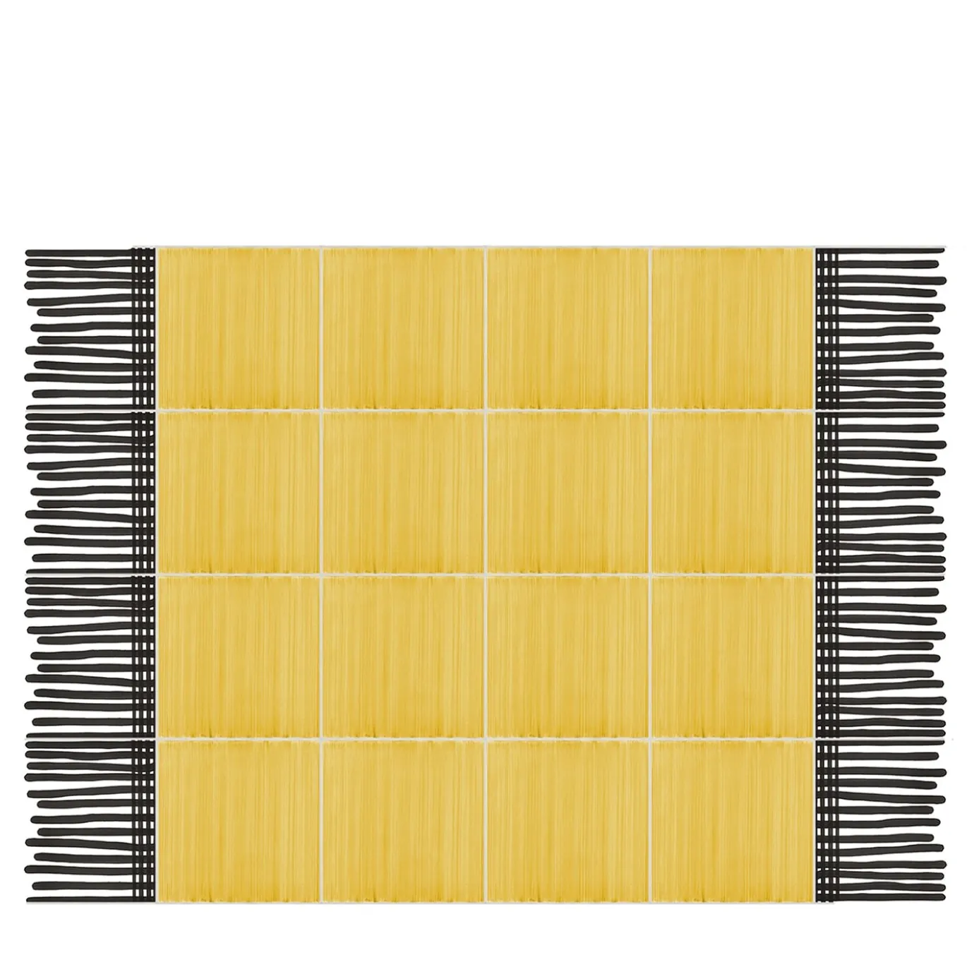 Tappeto Composizione ceramica giallo totale di Giuliano Andrea dell'Uva 120 X 80
