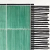 Tappeto Composizione in ceramica verde e gialla di Giuliano Andrea dell'Uva 300 x 180
