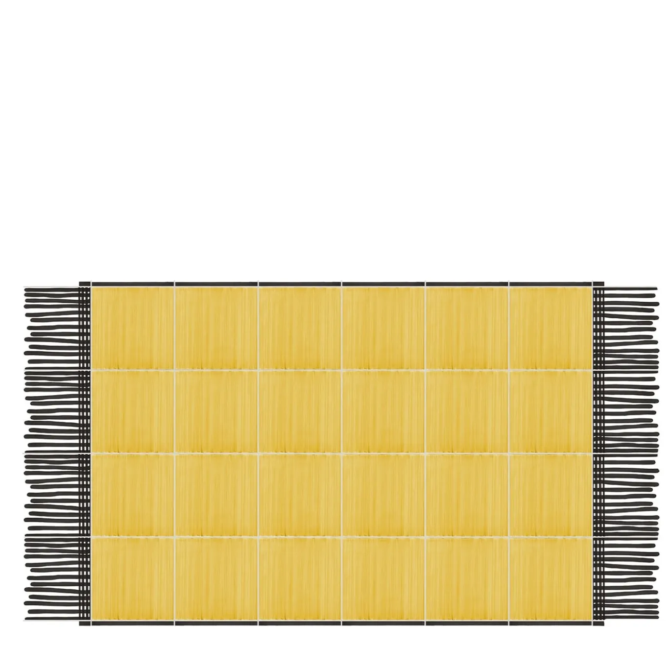 Tappeto Totale Giallo Composizione ceramica di Giuliano Andrea dell'Uva 160 x 120
