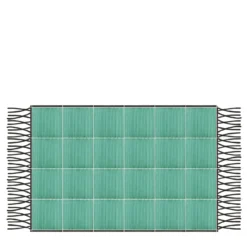Tappeto Verde Totale Composizione ceramica di Giuliano Andrea dell'Uva 160 x 120