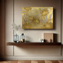 Tartarughe legno intagliato con foglia d'oro e d'argento di Giuseppe Caiafa