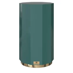 Tavolino Flare 03 laccato Blu Oceano