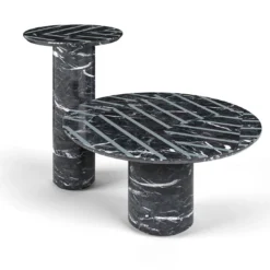 Tavolino Optic Tall Grigio Carnico di Zanellato & Bortotto
