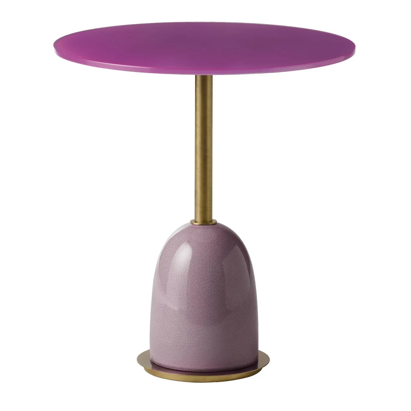 Tavolino Pins Medio in Ceramica Viola
